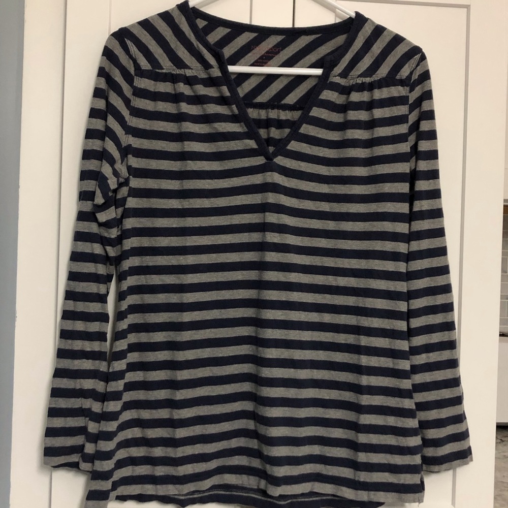 NY&C Sport Striped Top
